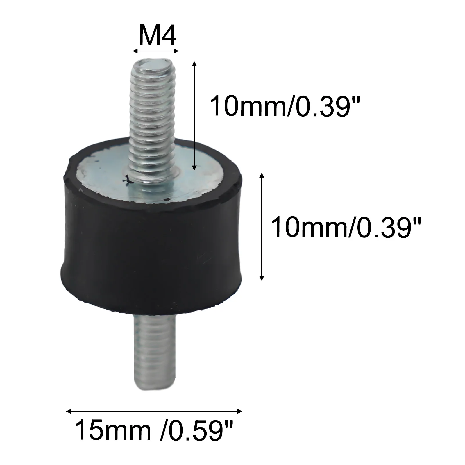 1 Pc Rubber Vibration Isolator Mount Male Anti For M3 M5 M6 Car Bobbin Isolator Damperm Car Bobbin Rubber Mounts Male Tools