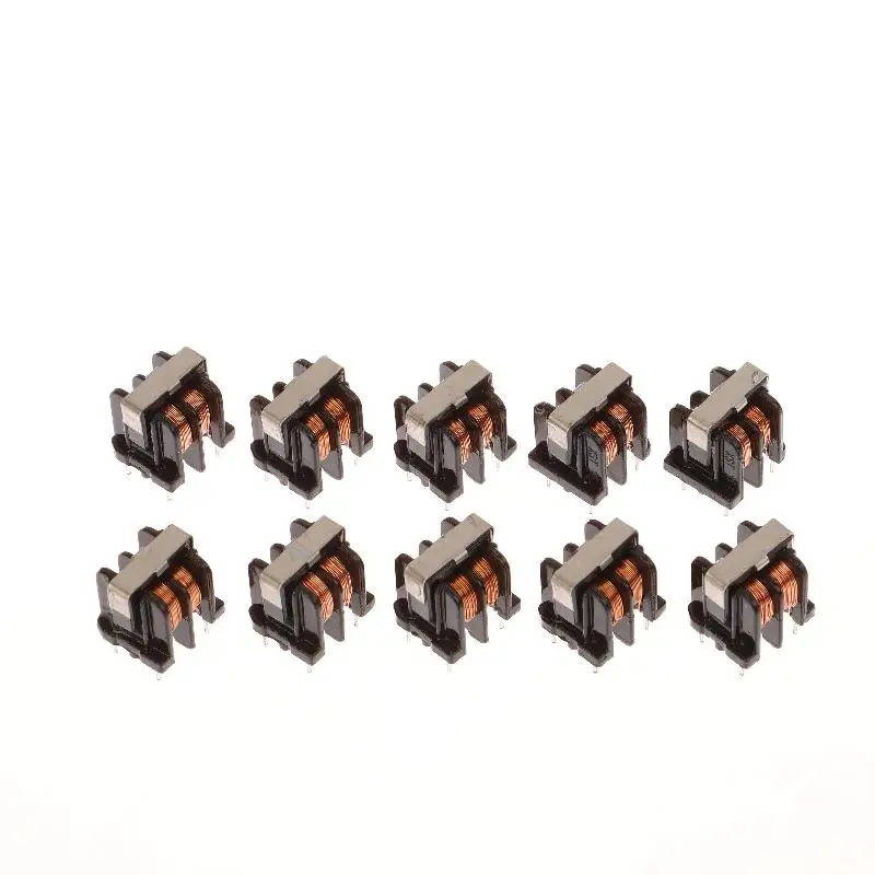 10Pcs UU9.8 UF10.5 Common Mode Choke Inductor 10MH 20MH 30MH 40MH 50MH For Filter Pitch