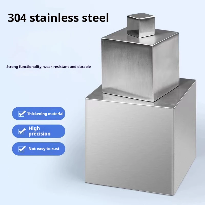 304 Stainless Steel Solid Cube Handmade DIY Material Processing Forging Pad Tool Parts