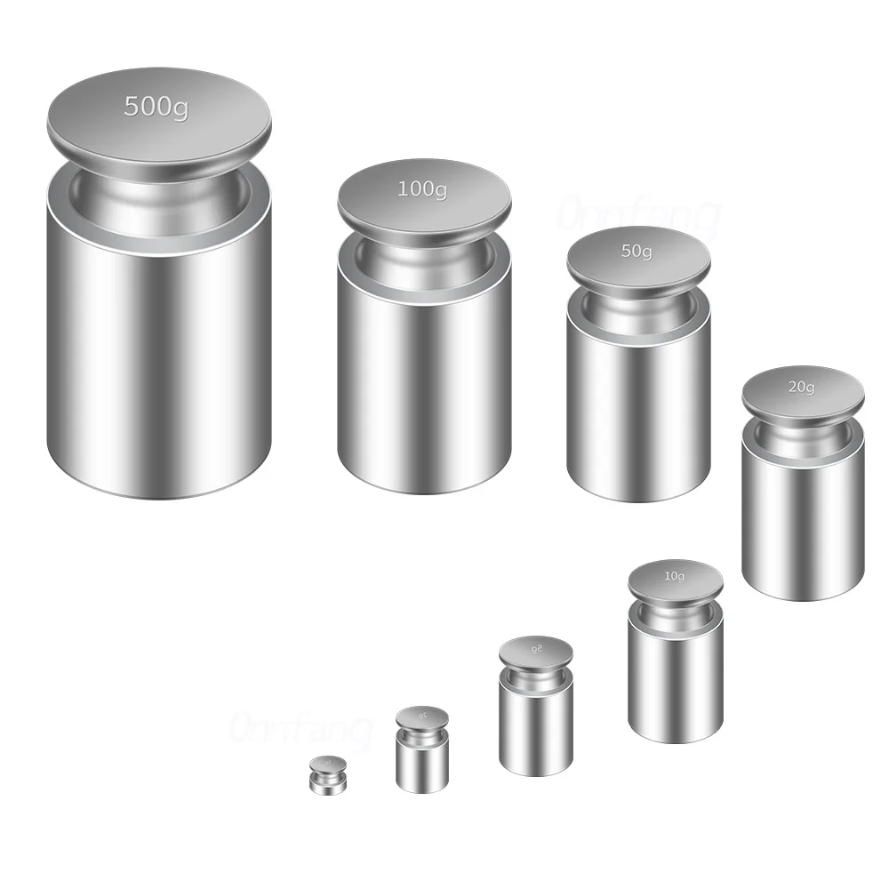 1G-100G Gram Nauwkeurige Kalibratie Set High Quality Chrome Plating Schaal Gewichten Set Voor Thuis Keuken Tool 1-5Pcs Weight