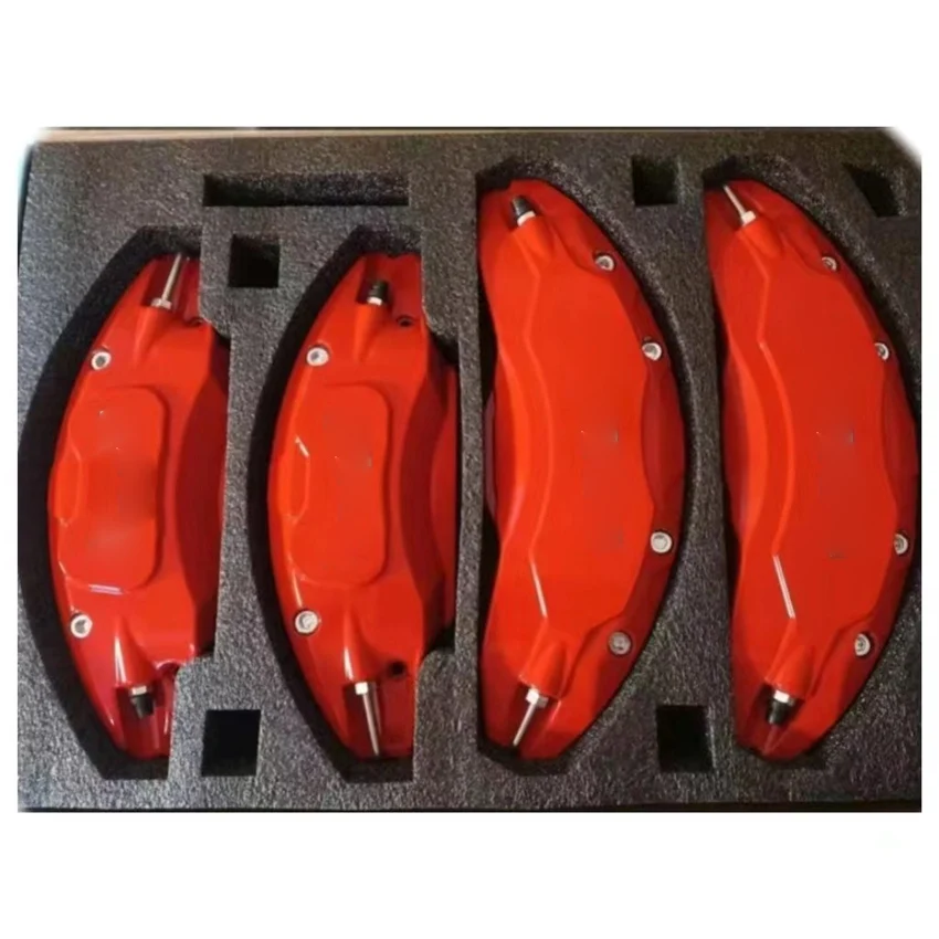 For 2020-2023 Tesla Model Y Brake Caliper Cover (4-Piece Set) Modification Special ADC12 Aluminum Alloy Wheel Caliper Cover