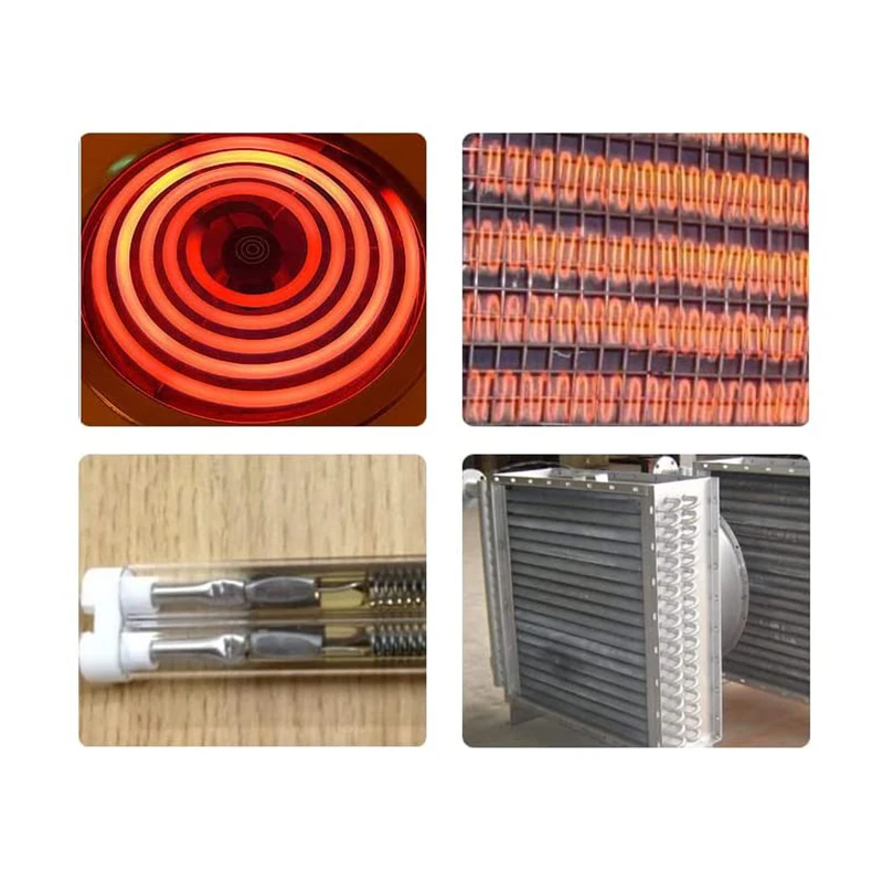 2PCS 800W 1000W 1200W 1500W 2000W 3000W 220V Furnace Heating Element Coil Heater Wire Kiln High Resistance Wire Restring Coil
