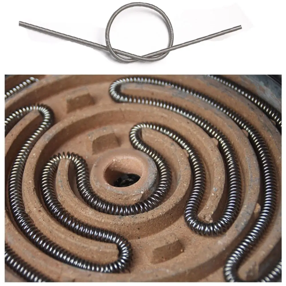 1Pc Electric Furnace Heating Stove Resistance Wire Heater Wires 220V 300/500/600/800/3000W Element Coil Max 600C