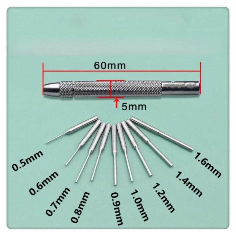 Watch Band Removal Tool Kit - Manual Spring Bar Punch Pin for Watch Strap Link Pin Repair & Replacement