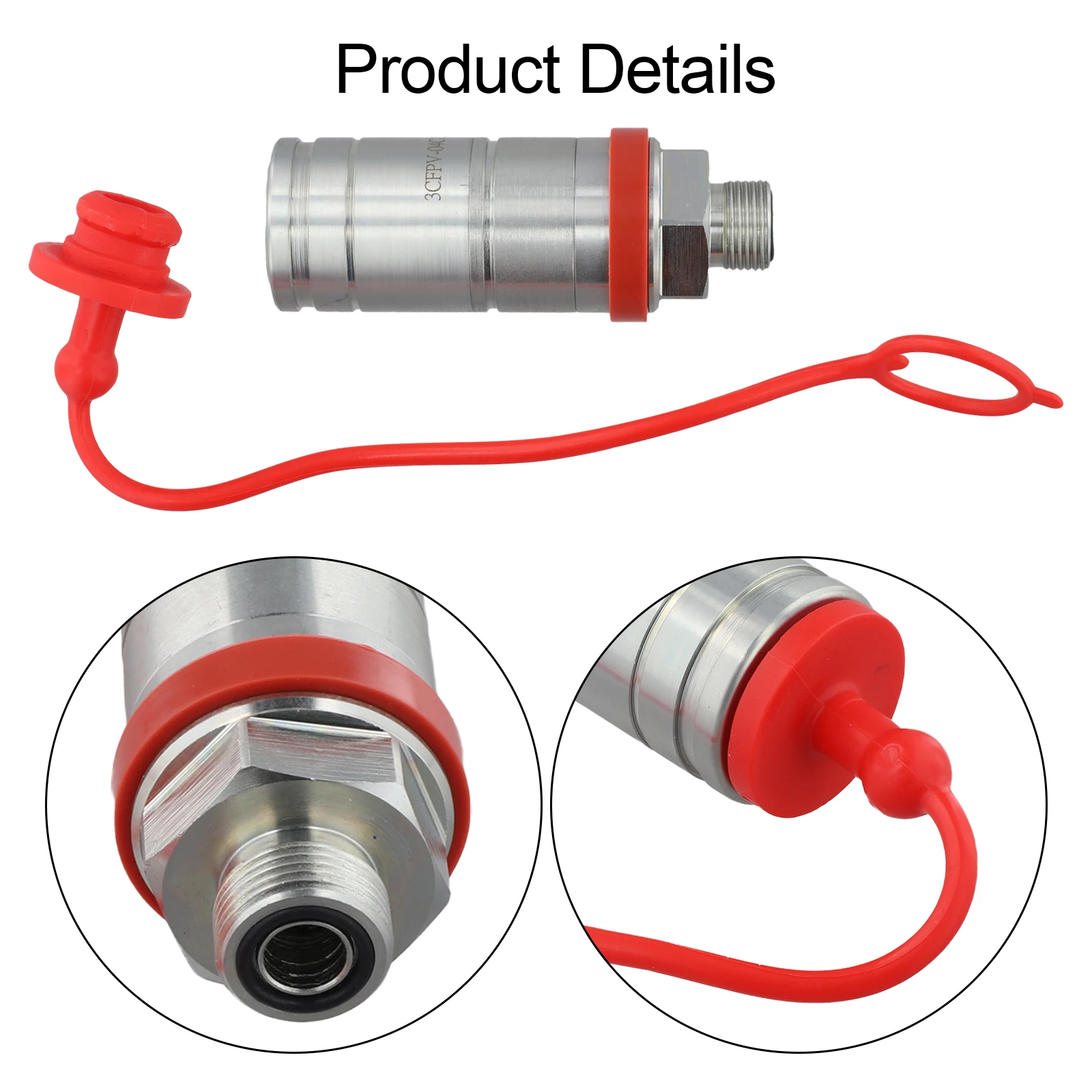 SJ11129 Hydraulic Quick Connector RE219420 SJ30426 RE255758 M22x1.5 Male Connector Suitable For Tractors 5200, 5300, 5400+