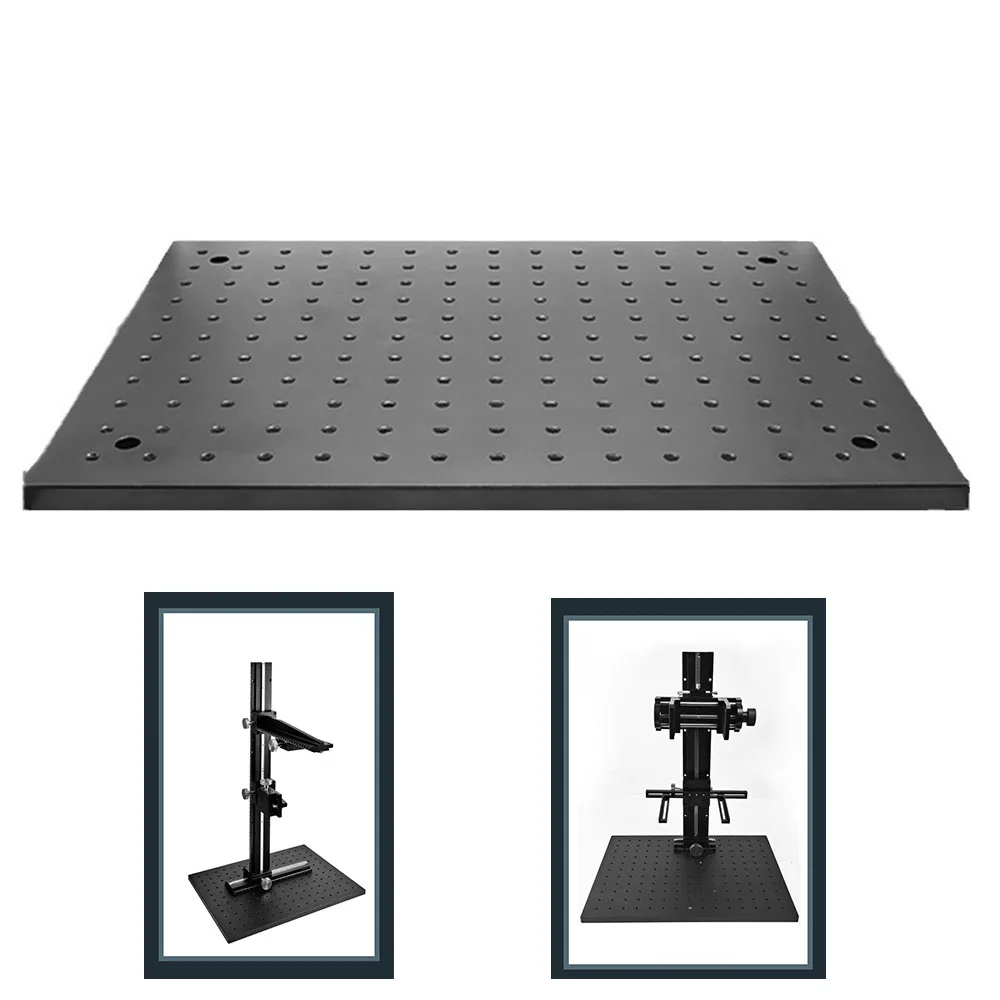 High Precision 300mm Optical Plate Breadboard Black Anodized Aluminum with M6 Tapped Mounting Holes