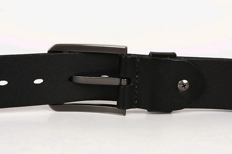 Hip Hop Metal Round Rivet Cowboy Belt Genuine Leather Cowskin Men Belt Punk Big Rivet Jeans Studded Belts For Men Ceinture Homme