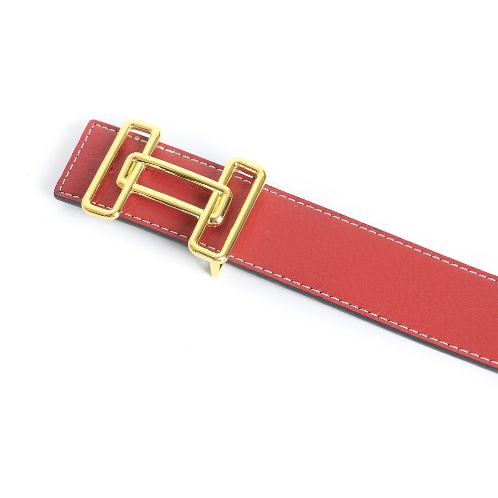 Luxury Designer Brand Pin Buckle Belt Men High Quality Cowhide Women Genuine Real Leather Dress Strap for Jeans Waistband Blue