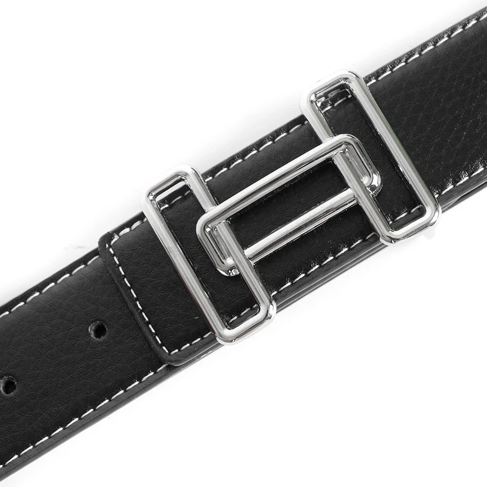 Luxury Designer Brand Pin Buckle Belt Men High Quality Cowhide Women Genuine Real Leather Dress Strap for Jeans Waistband Blue