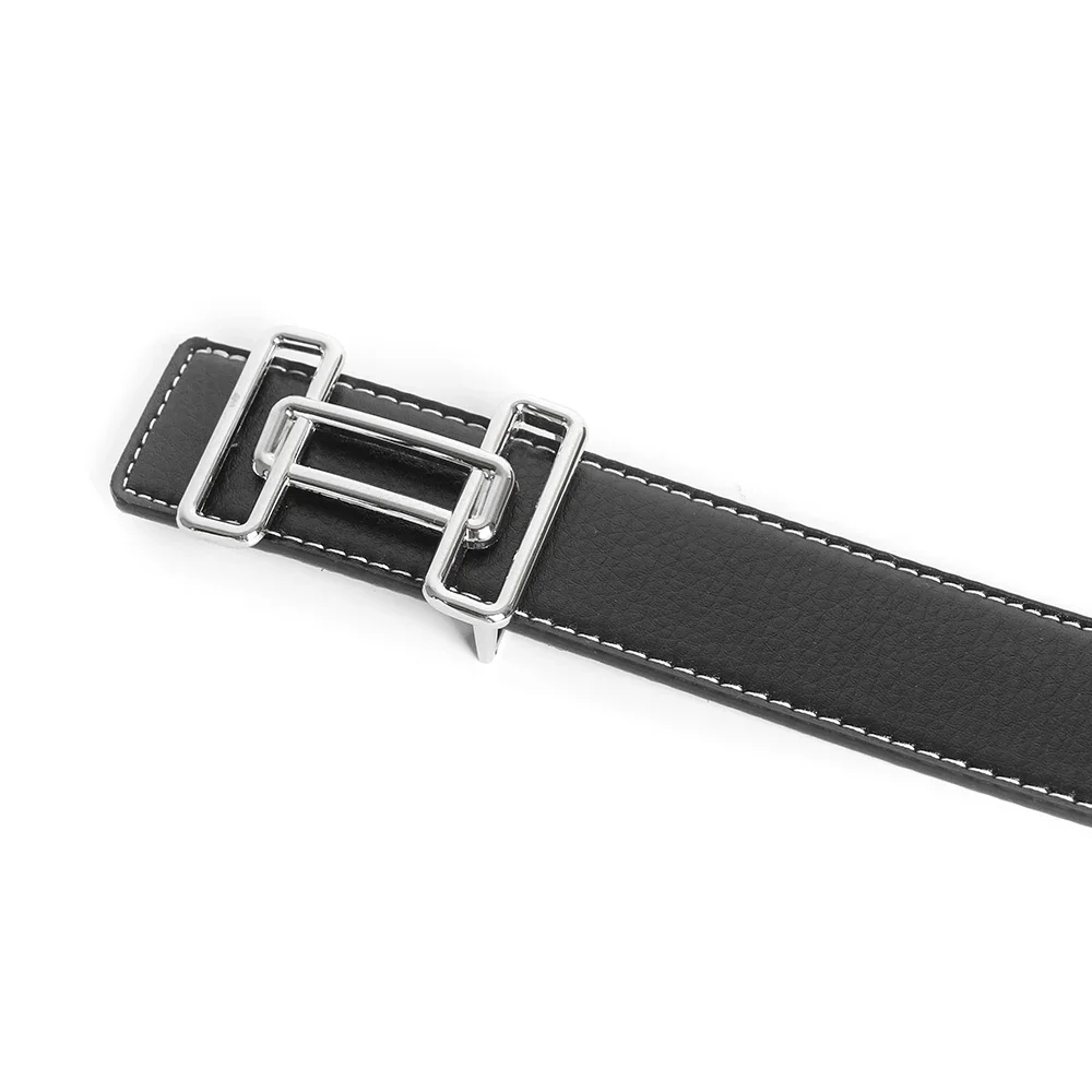 Luxury Designer Brand Pin Buckle Belt Men High Quality Cowhide Women Genuine Real Leather Dress Strap for Jeans Waistband Blue