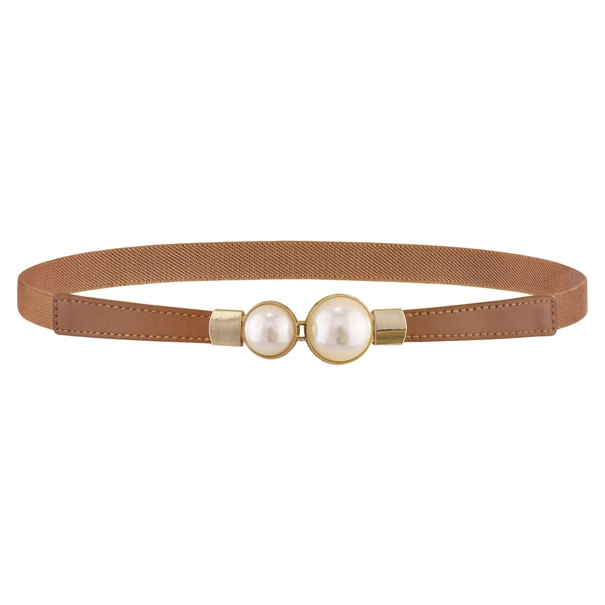 SISHION Summer Fashion Women Belts SH024 PU Leather Thin Elastic Waist Belt Slim Waistband Black Camel Coffee Plus Size