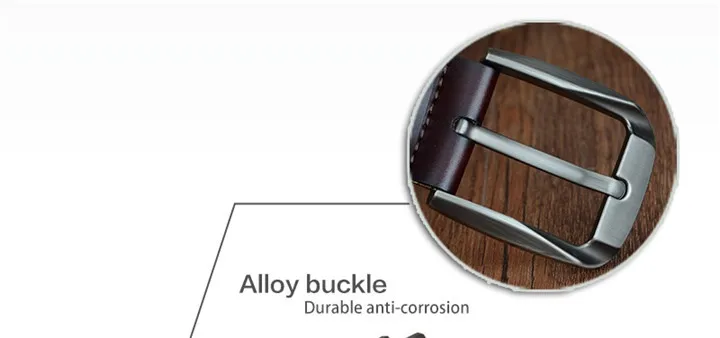 COWATHER Vintage style pin buckle cow genuine leather belts for men 130cm high quality mens belt cinturones hombre free shipping
