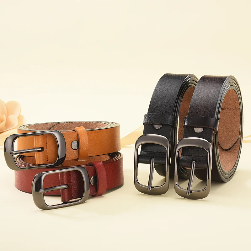 DINISITON New Girls Belt Leather Adjustable Belts Fashion Design Casual Style Jeans Belt Accessories