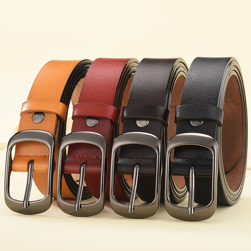 DINISITON New Girls Belt Leather Adjustable Belts Fashion Design Casual Style Jeans Belt Accessories