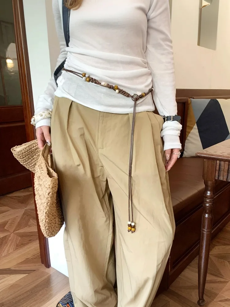 Bohème Ethnic Floral Waist Chain For Women Retro With Skirts And Jeans A Belt With A Unique Design And A Rhin Leather Strap