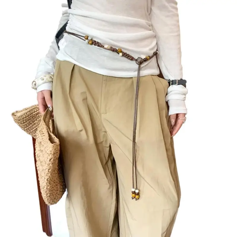Bohème Ethnic Floral Waist Chain For Women Retro With Skirts And Jeans A Belt With A Unique Design And A Rhin Leather Strap