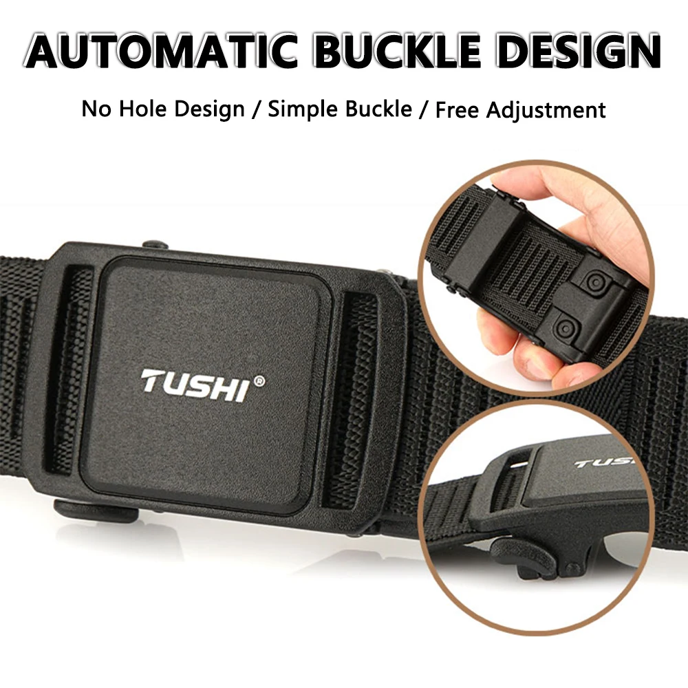 TUSHI New Men's Elastic Belts Unisex Casual Woven Belt for Men Outdoor Training Work Belt with Jeans Belt of Women Accessories