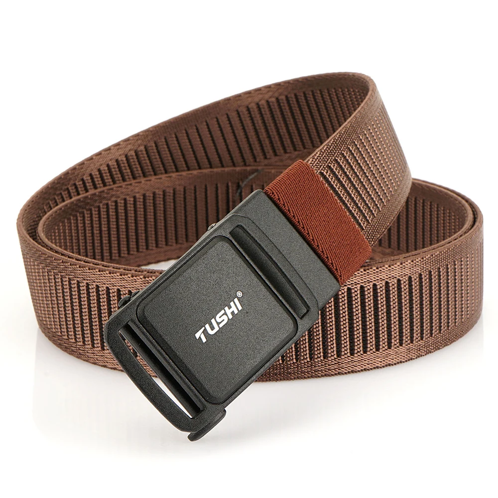 TUSHI New Men's Elastic Belts Unisex Casual Woven Belt for Men Outdoor Training Work Belt with Jeans Belt of Women Accessories