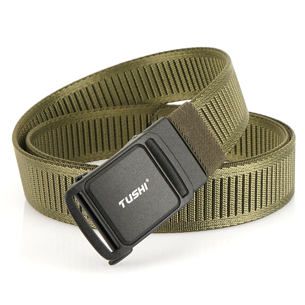 TUSHI New Men's Elastic Belts Unisex Casual Woven Belt for Men Outdoor Training Work Belt with Jeans Belt of Women Accessories