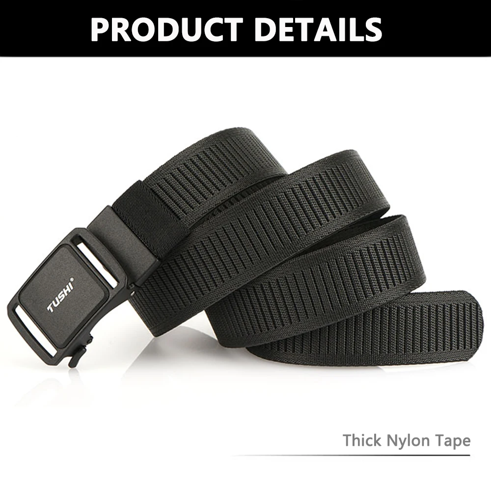 TUSHI New Men's Elastic Belts Unisex Casual Woven Belt for Men Outdoor Training Work Belt with Jeans Belt of Women Accessories