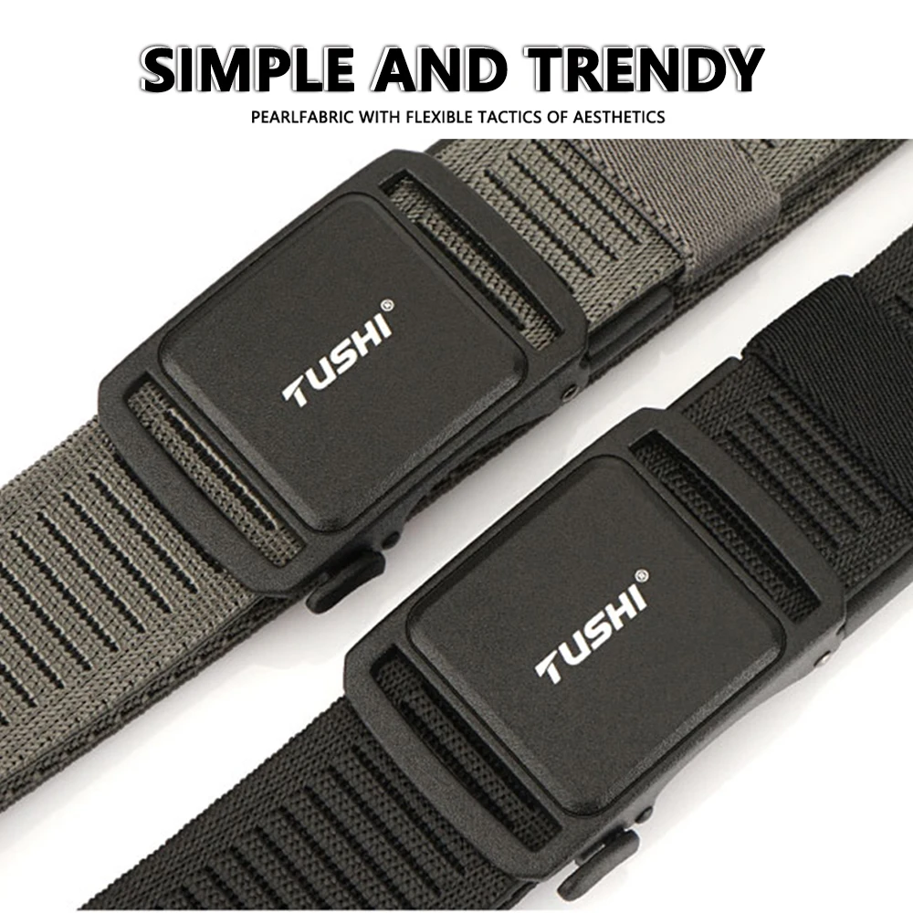 TUSHI New Men's Elastic Belts Unisex Casual Woven Belt for Men Outdoor Training Work Belt with Jeans Belt of Women Accessories