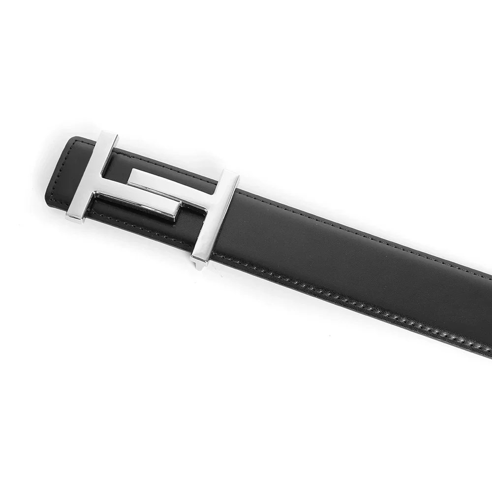 Cowskin Luxury Designer Brand Waist Belt Men Gifts High Quality Women Genuine Real Leather Dress Strap for Jeans Waistband Grey