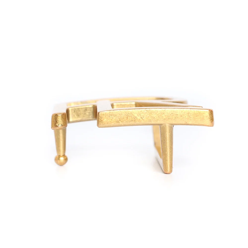 Top Luxury Designer Brand Pin Buckle Belt Men High Quality Women without Strap for Jeans for 35~39mm Strap just Buckle Gold
