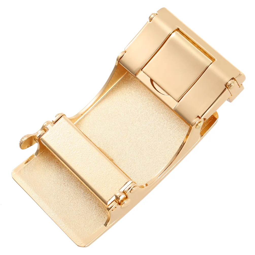 Plyesxale High Quality Belts Buckle Luxury Male Automatic Buckle Head Casual Belt For 3.4cm 3.5m Width Ratchet Belt Strap B1295
