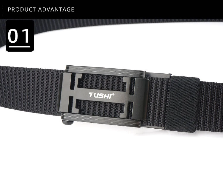 MEDYLA Tactical Belt Men's Outdoor Leisure Belt Nylon Military Army belt Outdoor Metal Buckle Training Hunting Belt BLL041