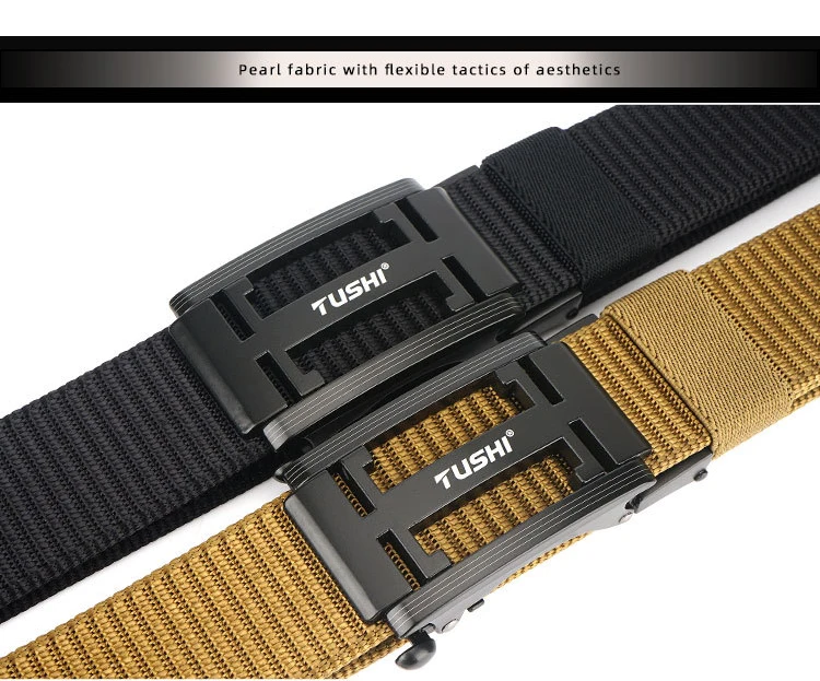 MEDYLA Tactical Belt Men's Outdoor Leisure Belt Nylon Military Army belt Outdoor Metal Buckle Training Hunting Belt BLL041