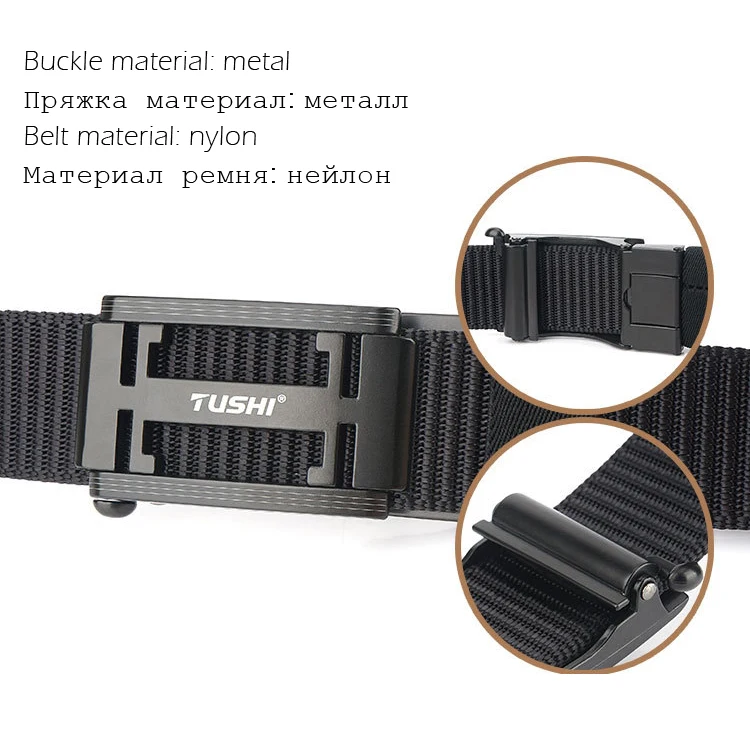 MEDYLA Tactical Belt Men's Outdoor Leisure Belt Nylon Military Army belt Outdoor Metal Buckle Training Hunting Belt BLL041