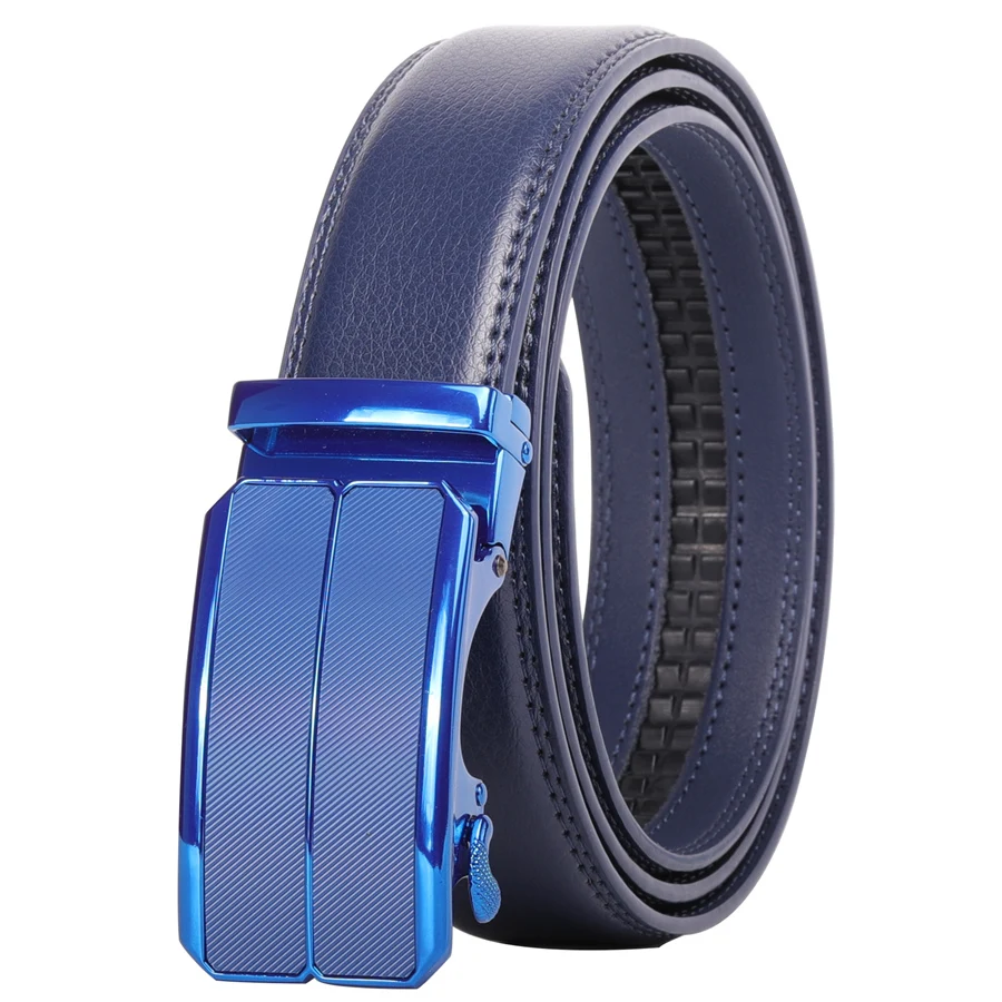 Plyesxale Fashion Green Genuine Leather Belts For Men Luxury Designer Automatic Buckle Belt Man Business Formal Belts Male B104