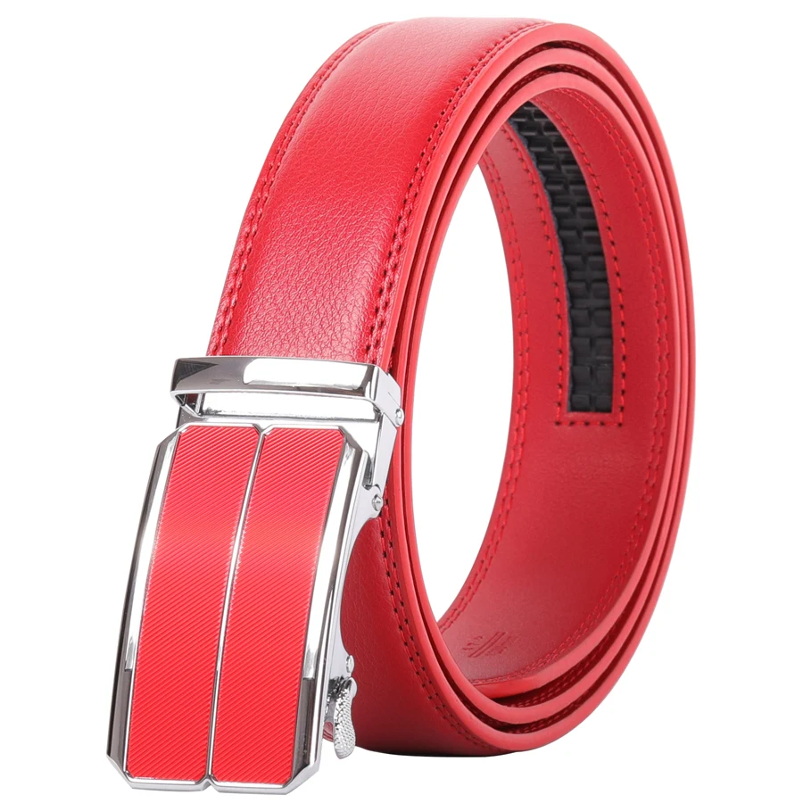 Plyesxale Fashion Green Genuine Leather Belts For Men Luxury Designer Automatic Buckle Belt Man Business Formal Belts Male B104
