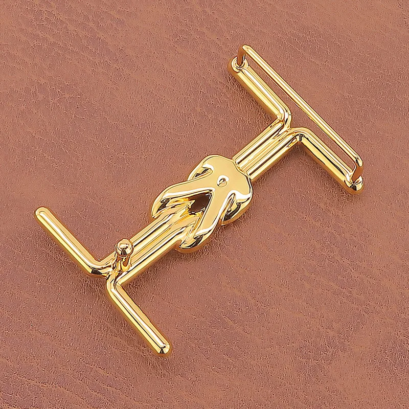 Fashion Zinc Alloy Smooth Buckle Belt Buckle Head Fashion 3.8cm Belt Single Buckle I Shaped Personalized Men's Trouser Belt Head