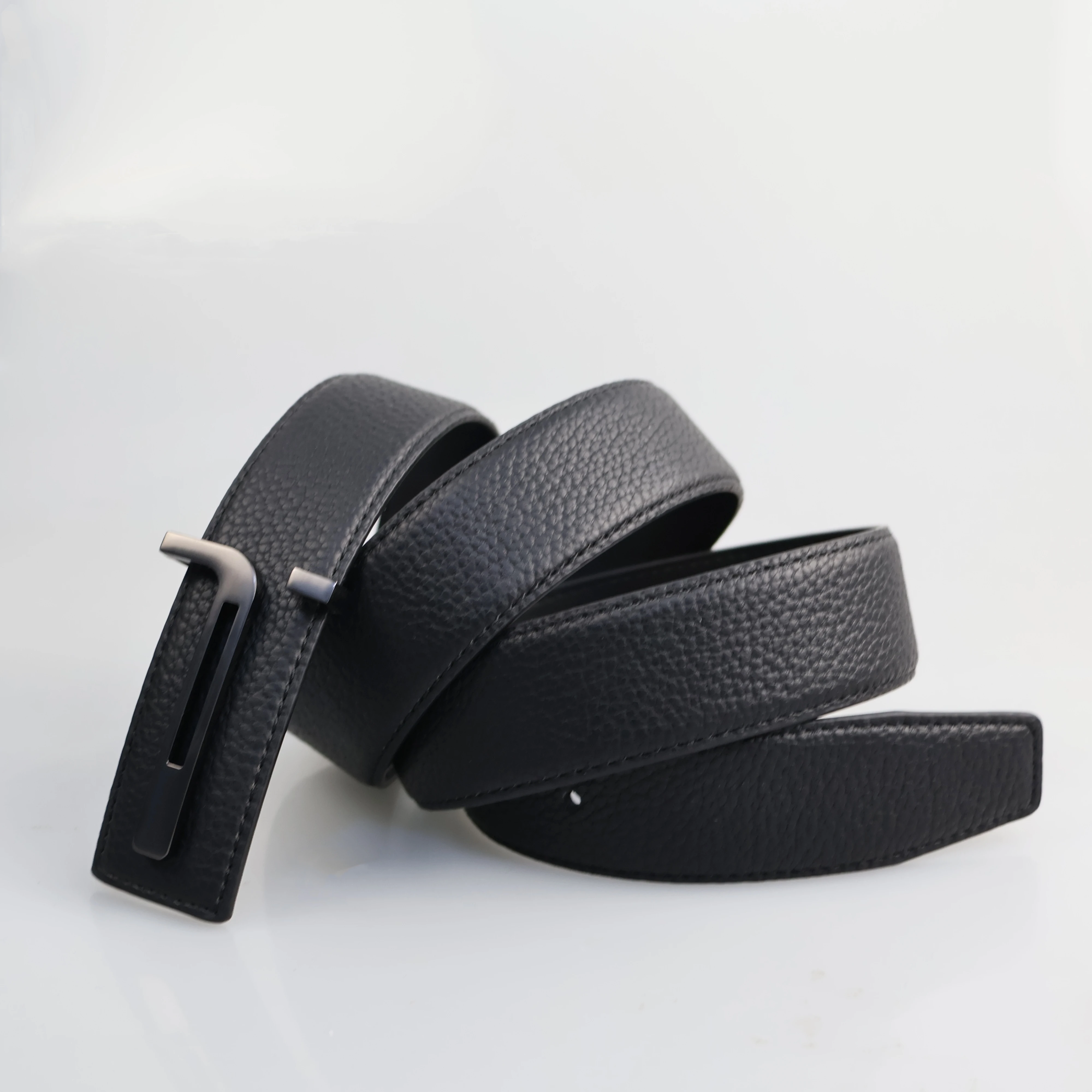 Men's Belts Business Genuine Leather Belt Alloy Buckle Casual Belt Fashion High Quality Cowhide Male Waistband 3.8cm