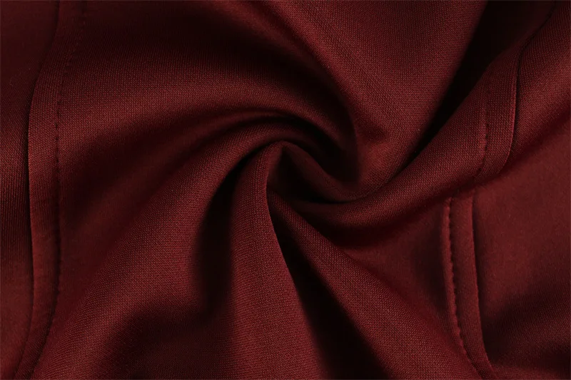 Sexy Women's Burgundy Mini Dress Luxury Turtleneck Transparent Long Sleeve A-line Short Dresses Evening Party Prom Cocktai New