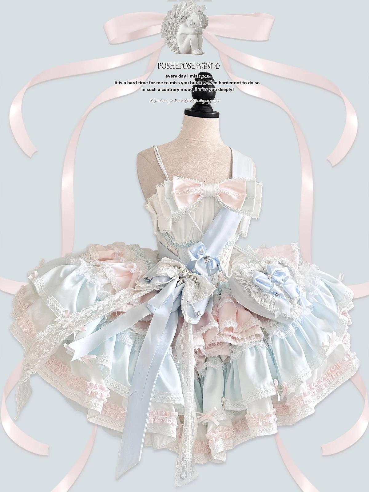 New Girls Birthday Lolita Dress 2026 Spring and Summer Women's Tube Top Satin Bowknot Slim Pettiskirt Short Mini Party Dress