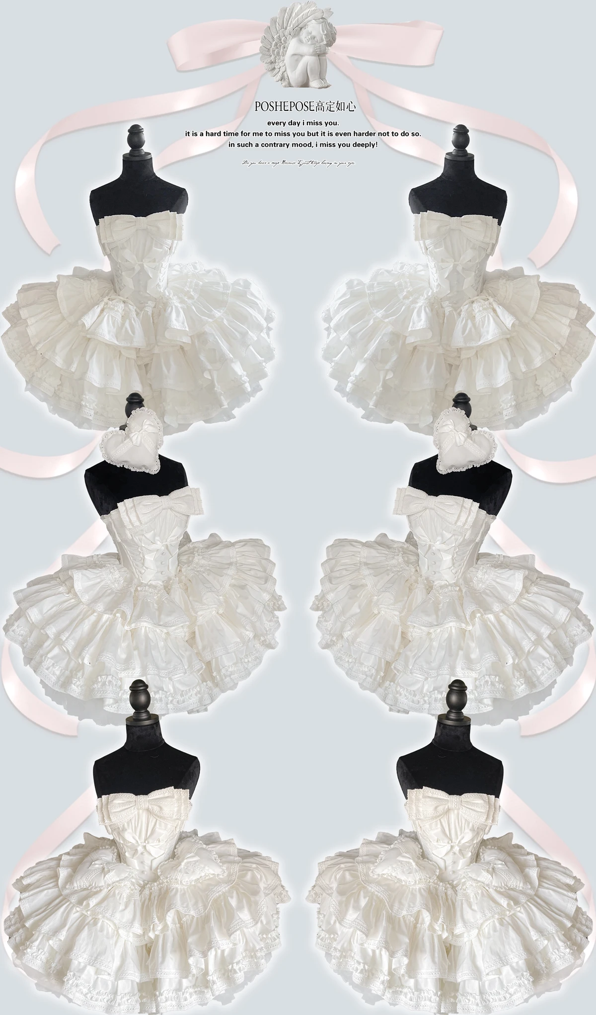 New Girls Birthday Lolita Dress 2026 Spring and Summer Women's Tube Top Satin Bowknot Slim Pettiskirt Short Mini Party Dress