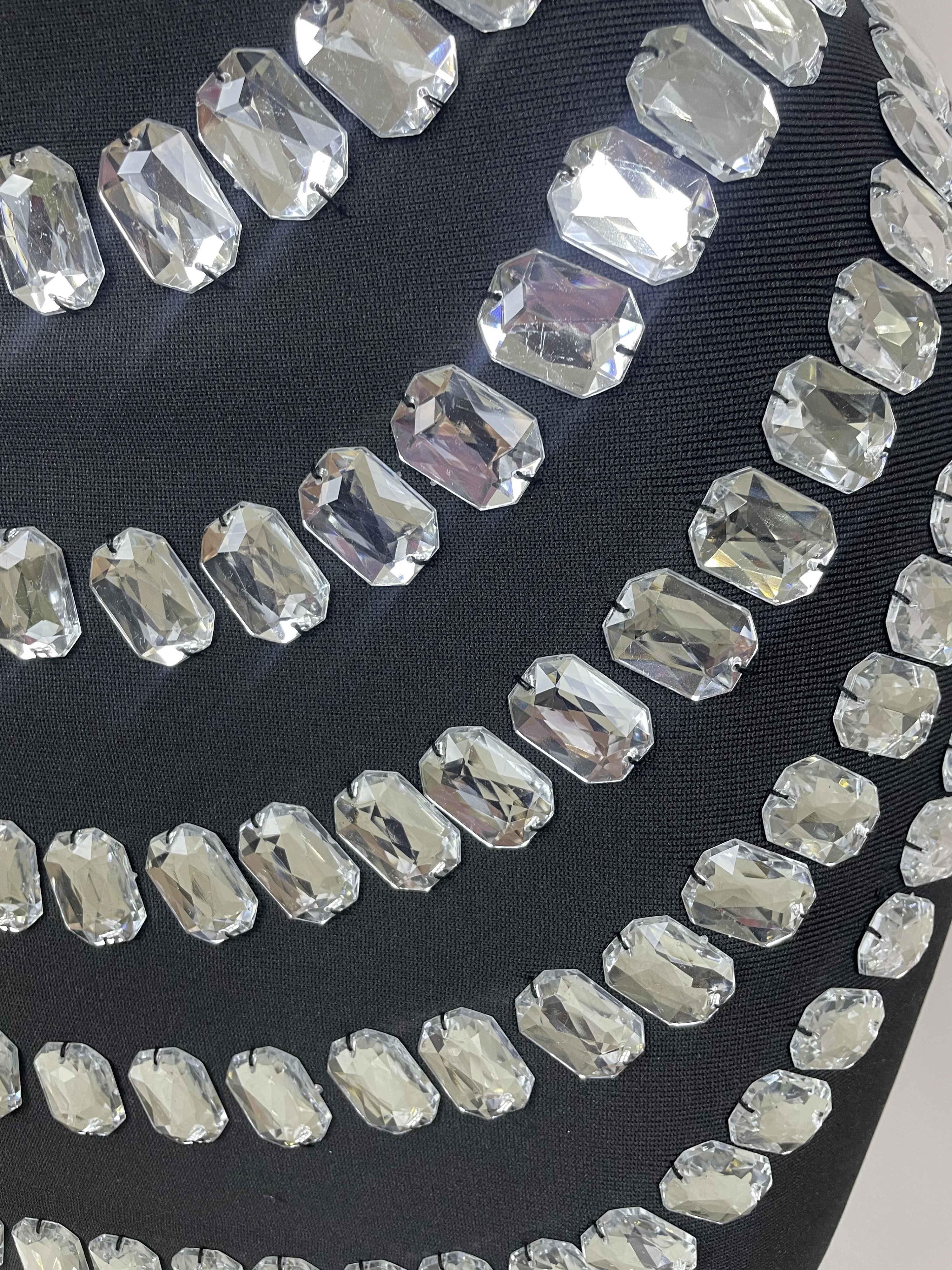 Women 2025 Sparkly Rhinestones Bodycon Strapless Mini Bandage Dress Backless Fashion Evening Party Club Luxury Birthday Dresses