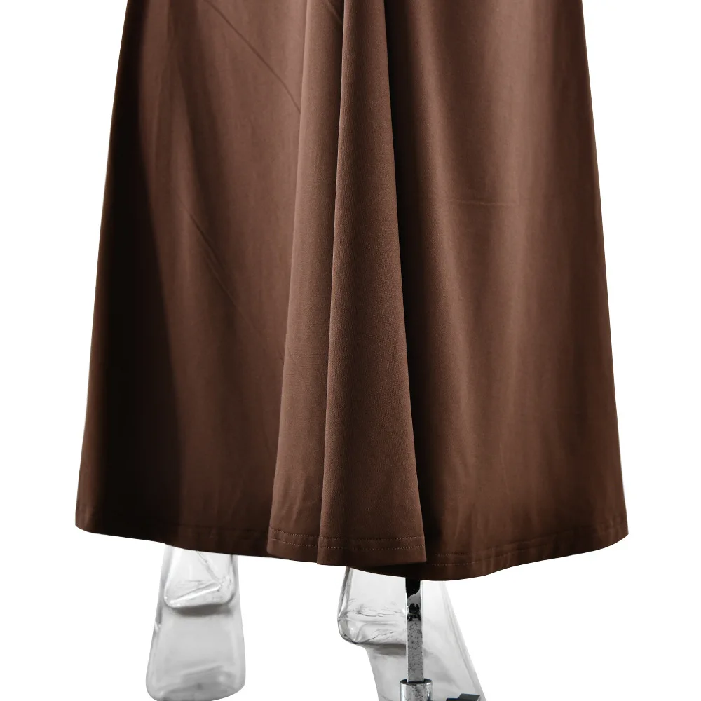 Elegant Brown Long Dress Women's Luxury Turtleneck Female Backless Black Party Casual Evening Dresses Wedding Guest Orange Gowns