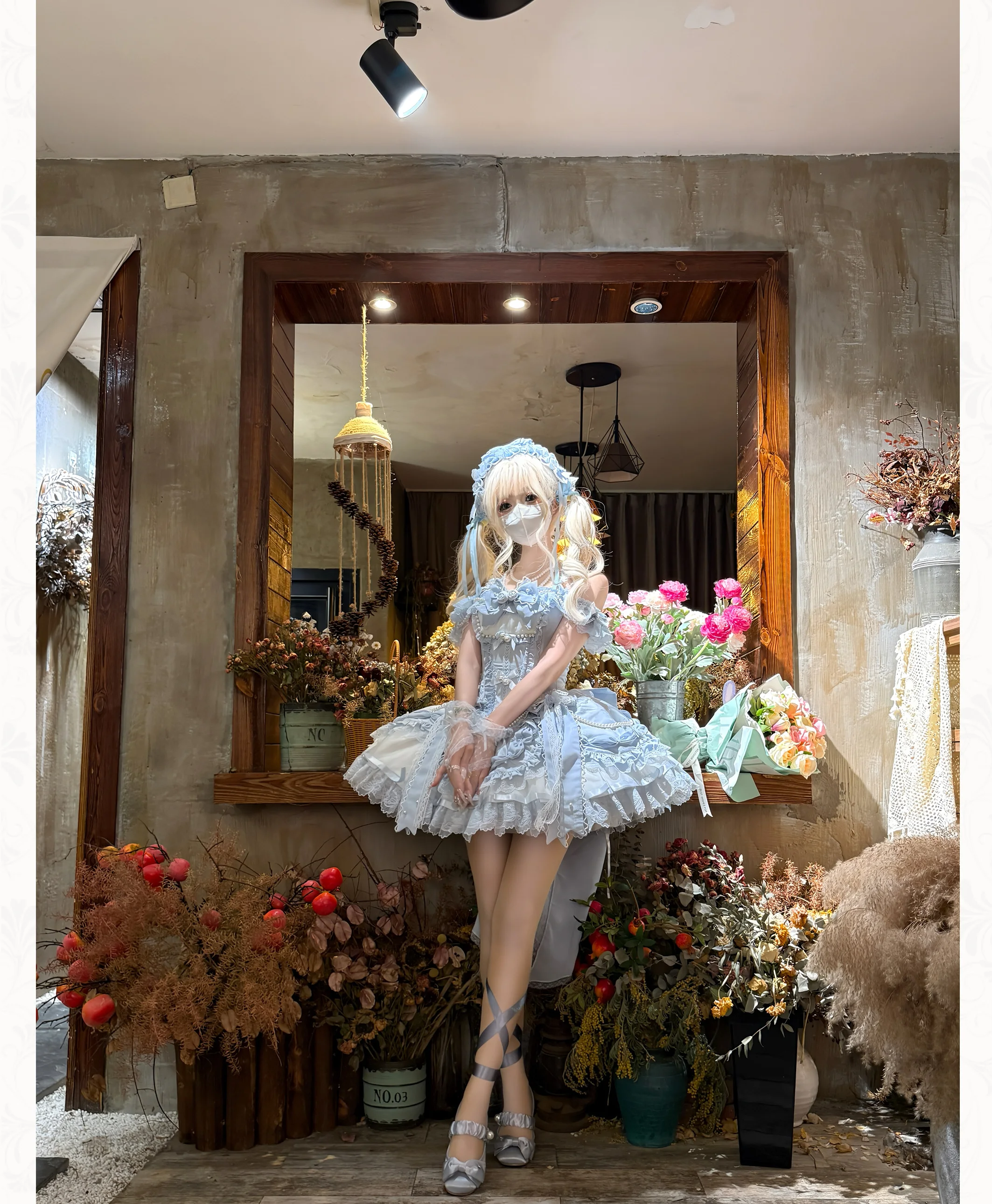 Pink Sweet Lolita Princess Dresses JSK Girl's Woman's Slim-Fit Elegant Lace Bow Tail Birthday Dress Y2k Ballet Style Mini Dress