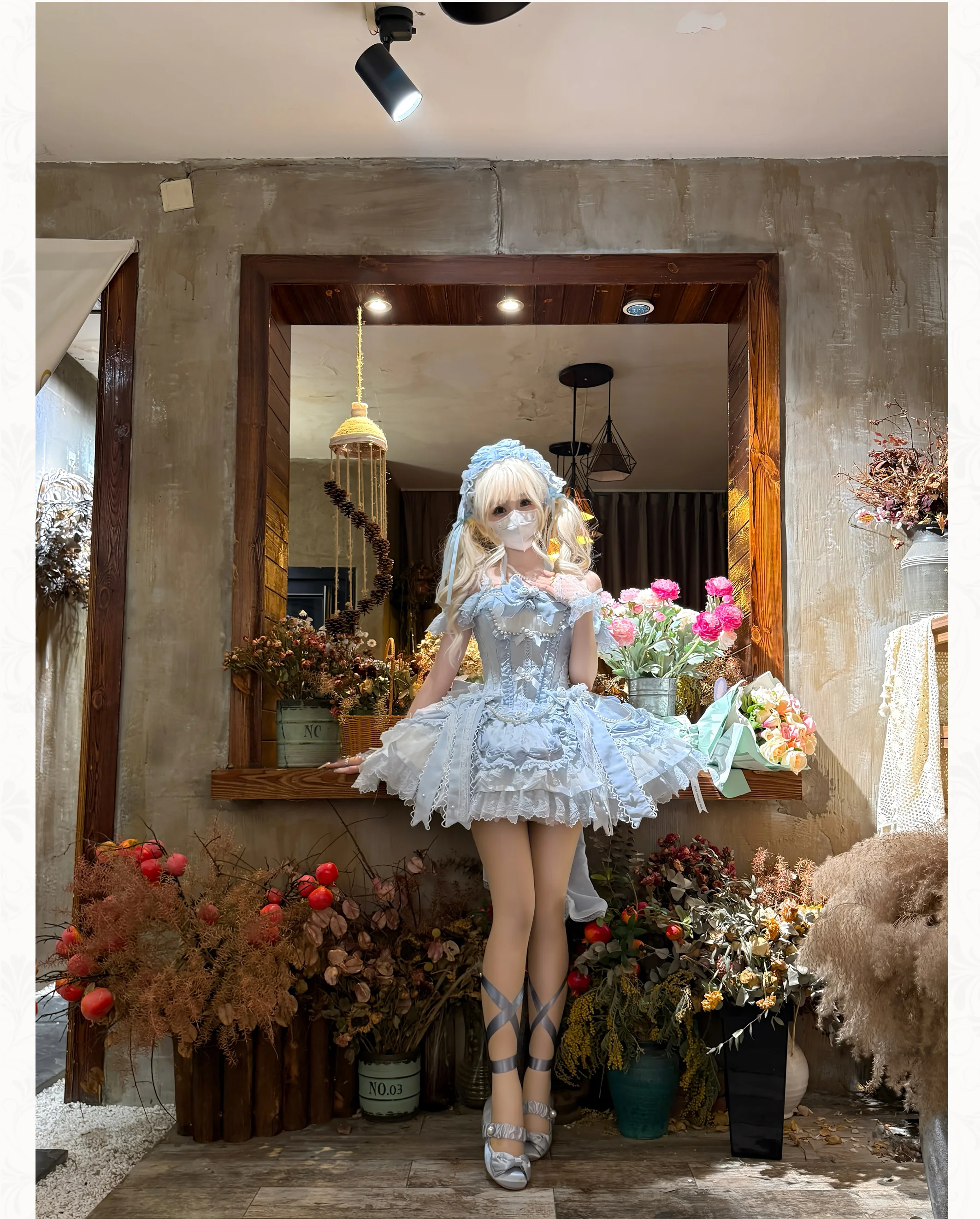 Pink Sweet Lolita Princess Dresses JSK Girl's Woman's Slim-Fit Elegant Lace Bow Tail Birthday Dress Y2k Ballet Style Mini Dress