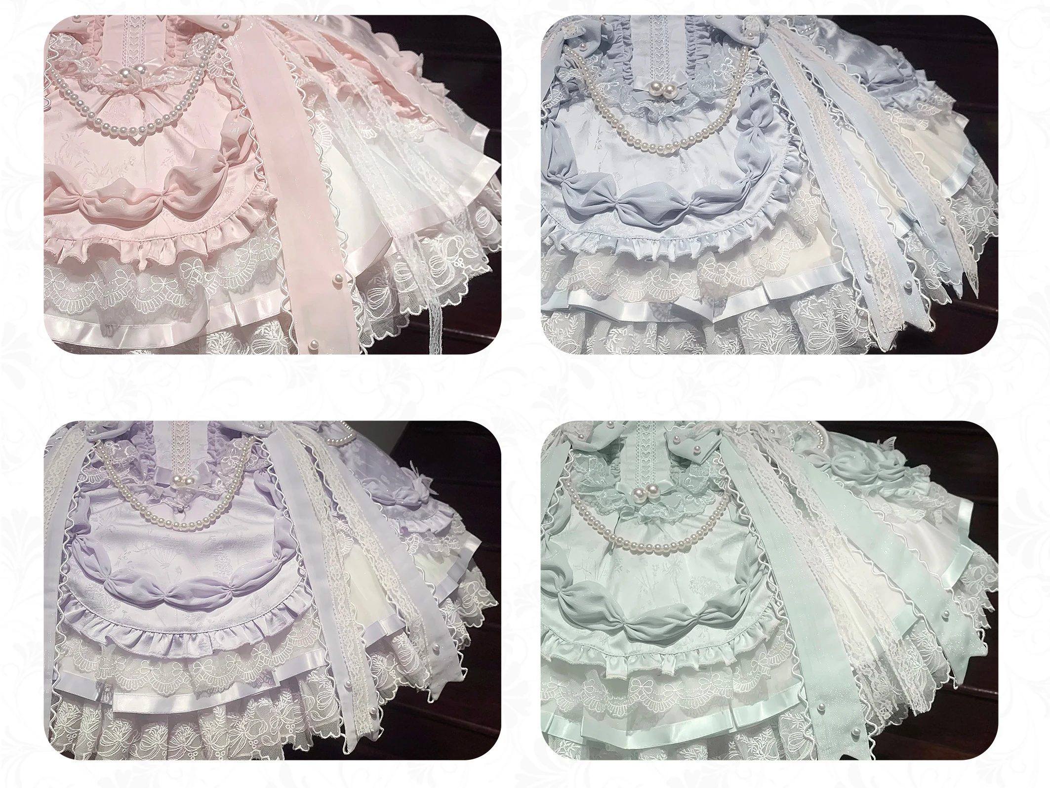 Pink Sweet Lolita Princess Dresses JSK Girl's Woman's Slim-Fit Elegant Lace Bow Tail Birthday Dress Y2k Ballet Style Mini Dress