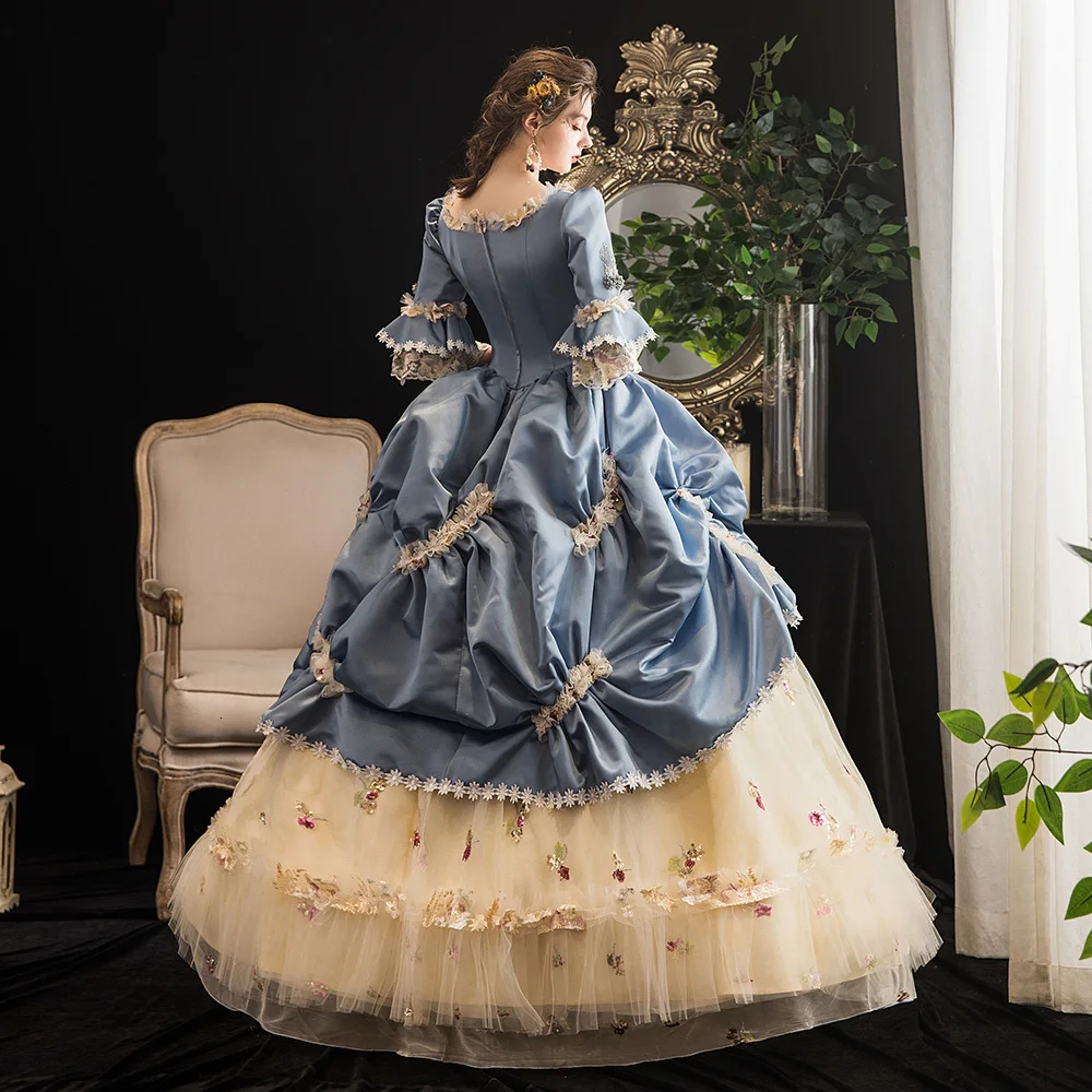 Victorian Masquerade Dresses for Women, Renaissance Dress, 18th Century, Baroque Rococo Marie Antoinette, Historical Clothing