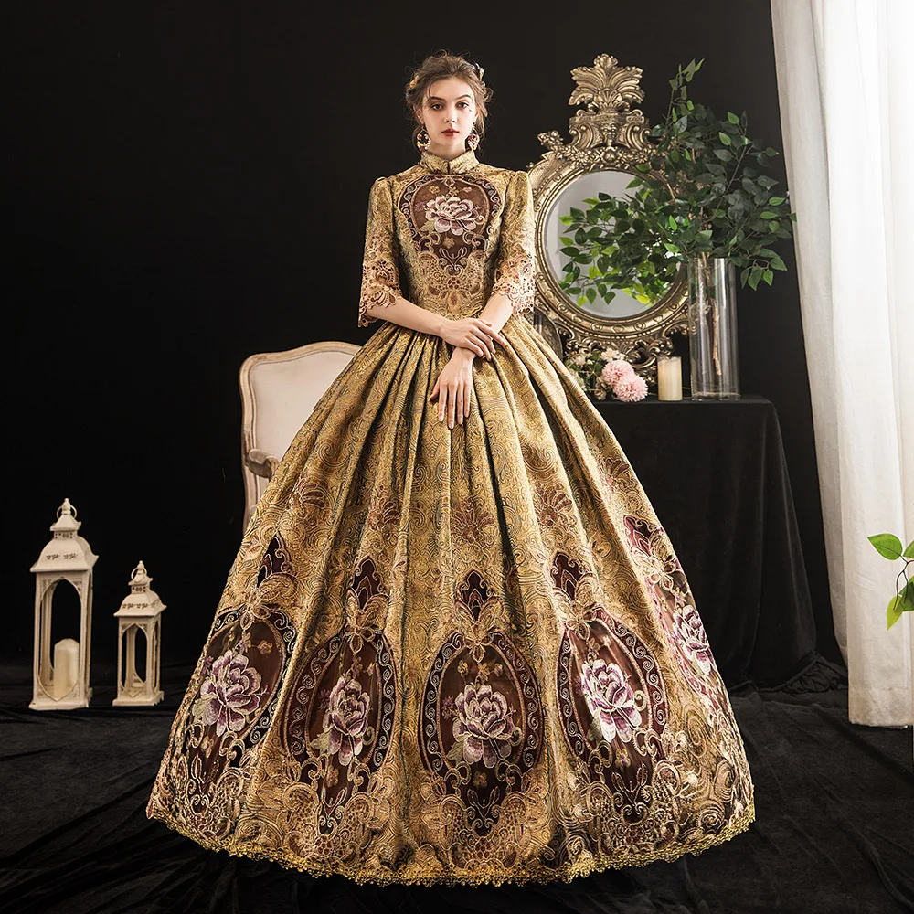 Victorian Masquerade Dresses for Women, Renaissance Dress, 18th Century, Baroque Rococo Marie Antoinette, Historical Clothing