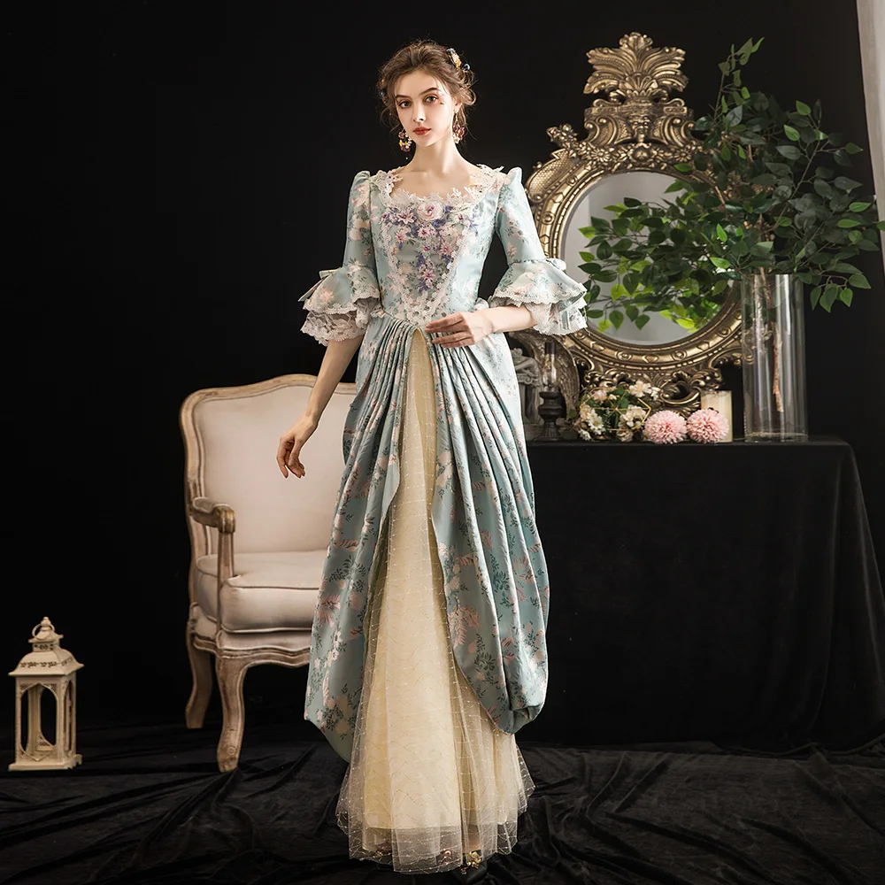Victorian Masquerade Dresses for Women, Renaissance Dress, 18th Century, Baroque Rococo Marie Antoinette, Historical Clothing