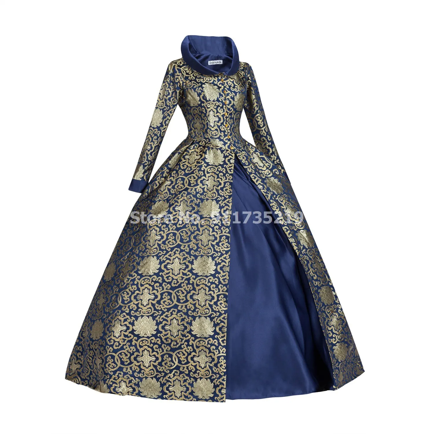 Victorian Masquerade Dresses for Women, Renaissance Dress, 18th Century, Baroque Rococo Marie Antoinette, Historical Clothing