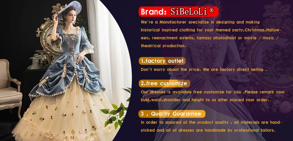 Victorian Masquerade Dresses for Women, Renaissance Dress, 18th Century, Baroque Rococo Marie Antoinette, Historical Clothing