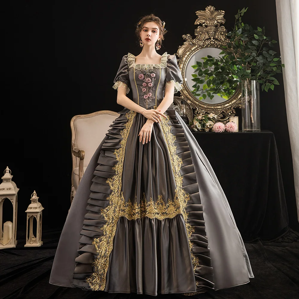 Victorian Masquerade Dresses for Women, Renaissance Dress, 18th Century, Baroque Rococo Marie Antoinette, Historical Clothing