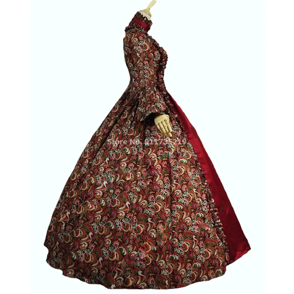 Victorian Masquerade Dresses for Women, Renaissance Dress, 18th Century, Baroque Rococo Marie Antoinette, Historical Clothing